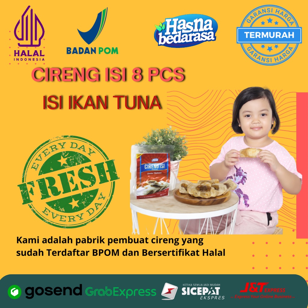 Cireng Isi Ikan Tuna Pedas Kemasan Vacum Makanan Khas Bandung Hasna Bedarasa