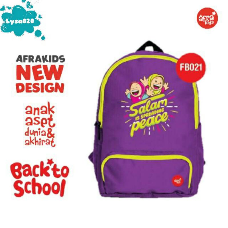 Tas Ransel Anak First Backpack Cocok untuk Paud atau TK FB018 FB019 FB021 FB036 FB029