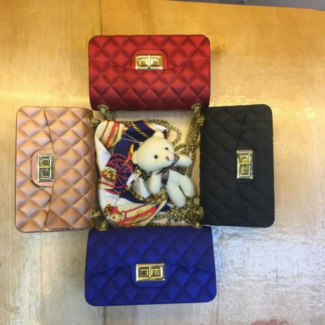 TAS WANITA CHANEL BABY KLASIK JELLY MINI