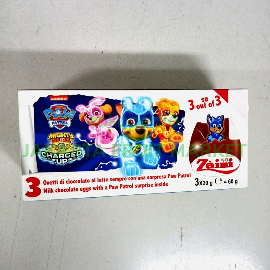 

(COKELAT) ZAINI PAW PATROL TRIO EGGS 60GR
