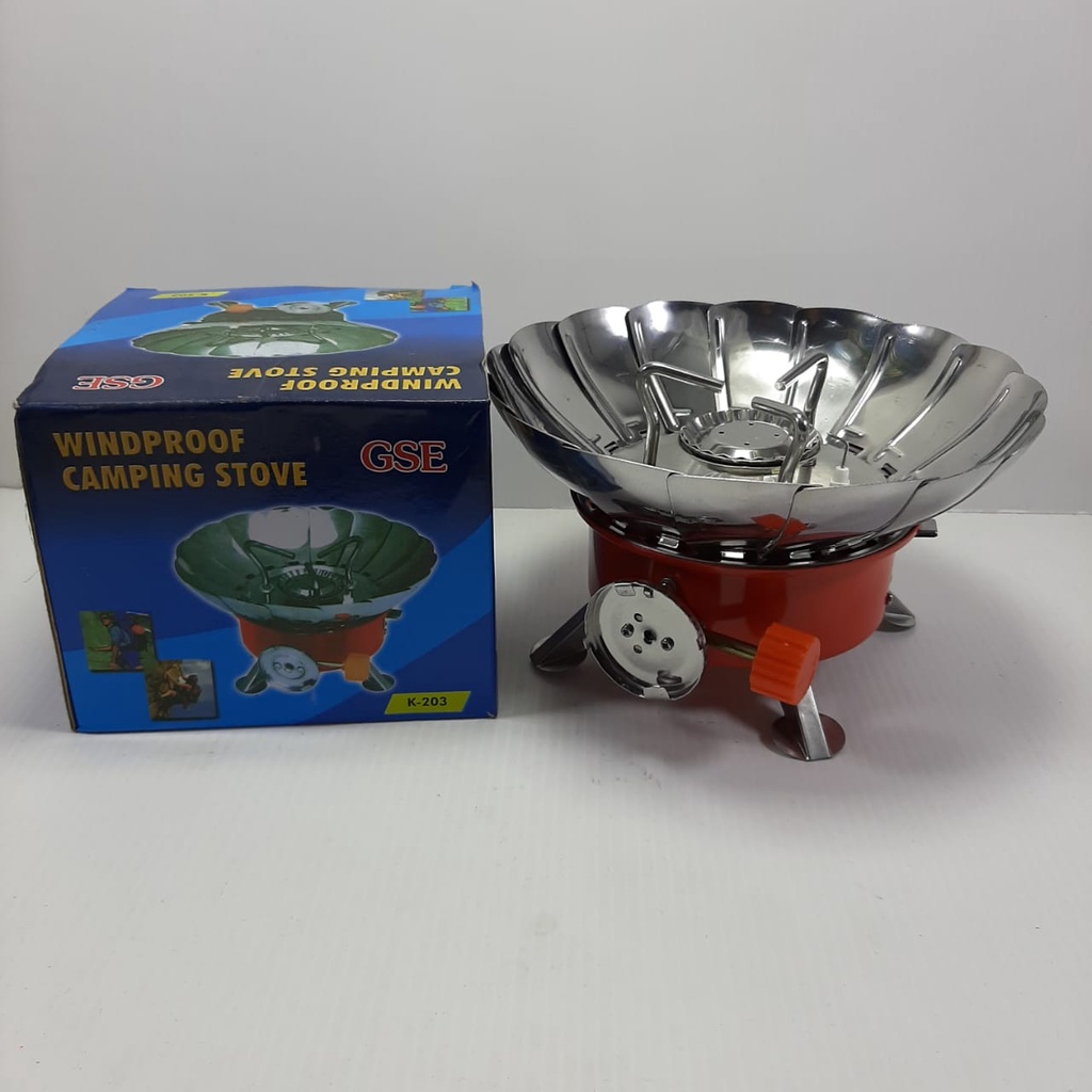 KOMPOR GAS CAMPING / KOMPOR GAS PORTABLE MINI STOVE K 203 / PORTABLE STOVE / KOMPOR