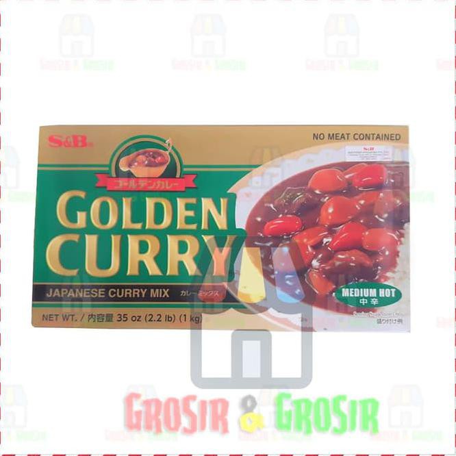 

I4CJ JAPANESE GOLDEN CURRY 1 KG MEDIUM HOT ( S&B ) YSWJ