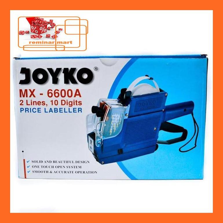 

474Srem Refill Per Pak 10 Rol - Alat Label Harga Joyko Mx 6600 A ( 2 Baris ) Repjd80E