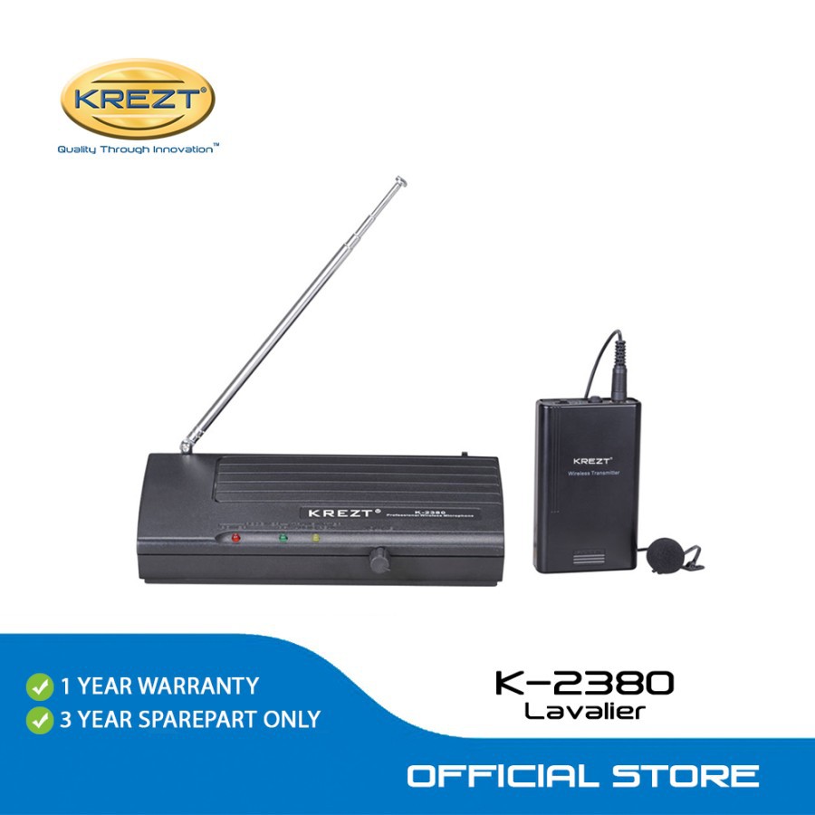 SINGLE CHANNEL WIRELESS MICROPHONE K 2380 LAVALIER