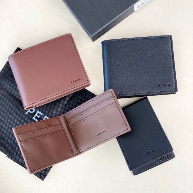 10.10 SALE | PDRO Men Leather Bi-Fold Wallet