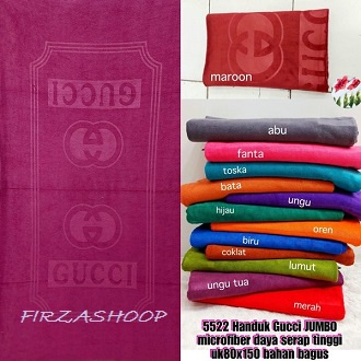 Handuk jumbo Handuk microfiber super lembut 70x140 Handuk mandi dewasa jumbo tebal  gucci Handuk cou