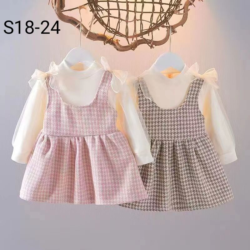 Dres Tile Anak Perempuan/Baju imfort anak