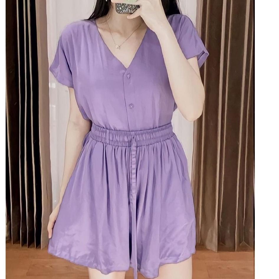 (TERPERCAYA) GFS BABYDOLL PIYAMA SETELAN RAYON ONE SET