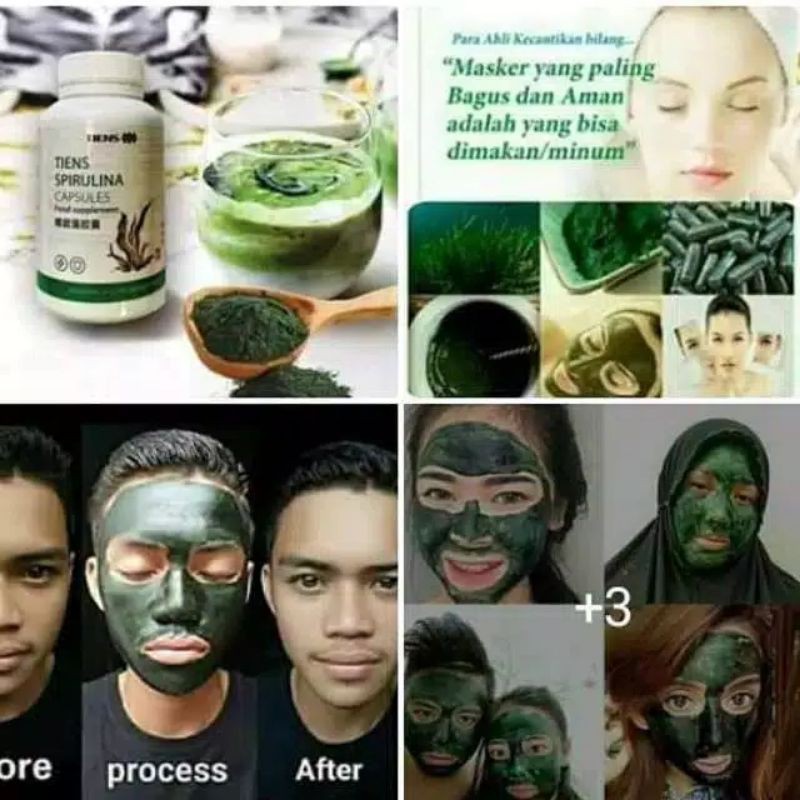 Masker spirulina By Tiens Produk ORIGINAL