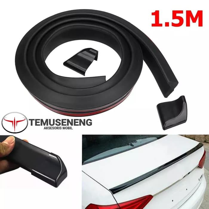 Ducktail Ductail Hitam Polos Lis Bagasi Mobil Sedan Belakang Samurai Ducktail Lips List Bagasi Sport