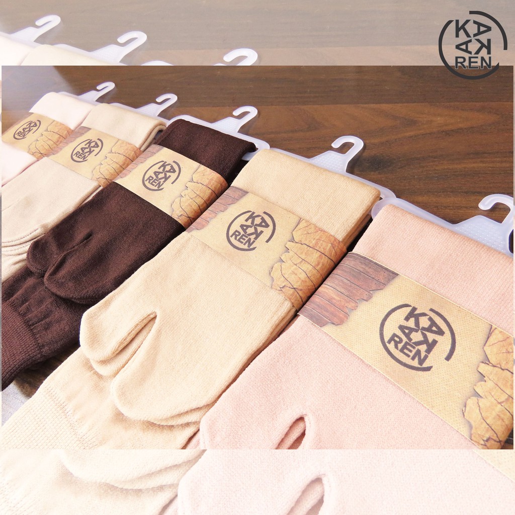 Kakaren Kaos Kaki Jempol Nilon motif Polos Muslimah Limited 20-36 murah