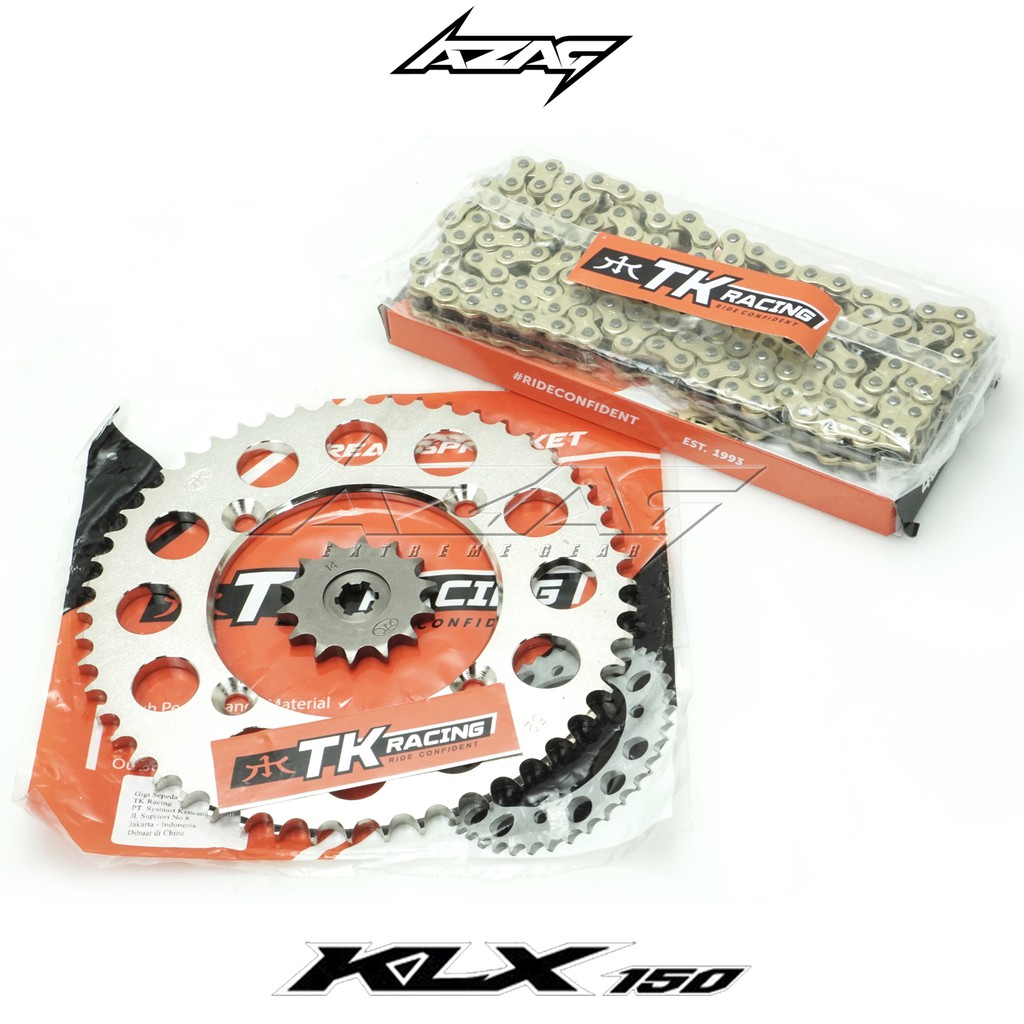 GEAR SET KLX DTRACKER 150 TK RACING 428