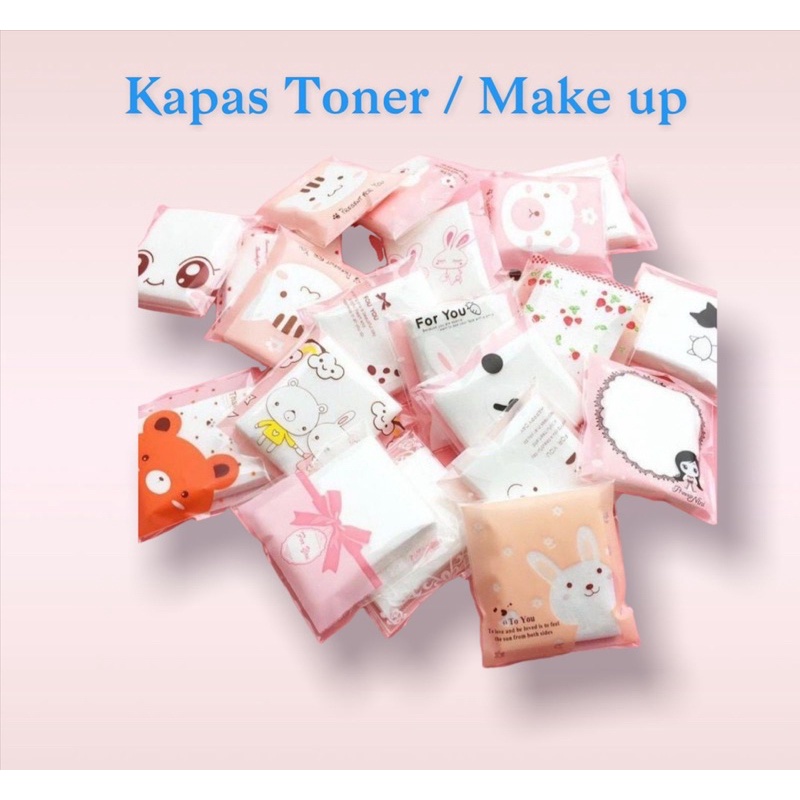 KAPAS TONER / KAPAS WAJAH TIPIS MAKE UP