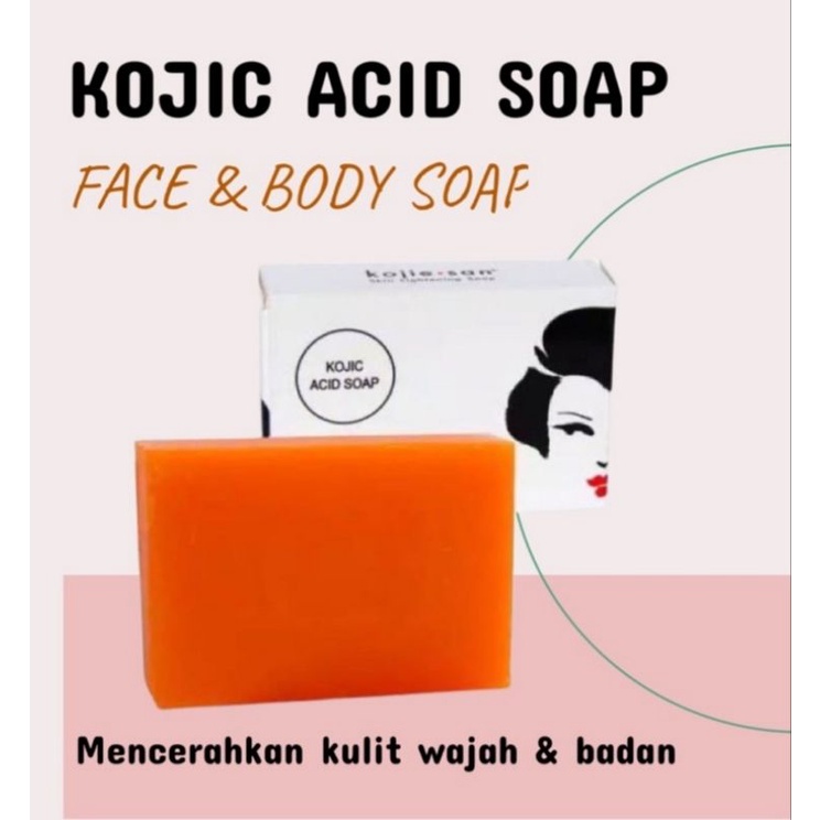 KOJIE SAN Skin Lightening Soap / SABUN PEMUTIH KOJIE SAN 65gr