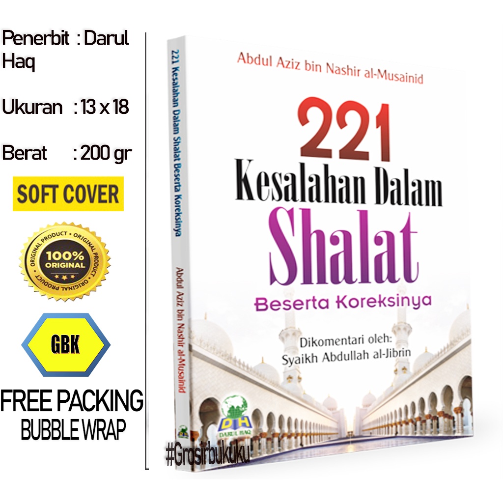 Buku 221 Kesalahan Dalam Shalat Beserta Koreksinya - Darul Haq