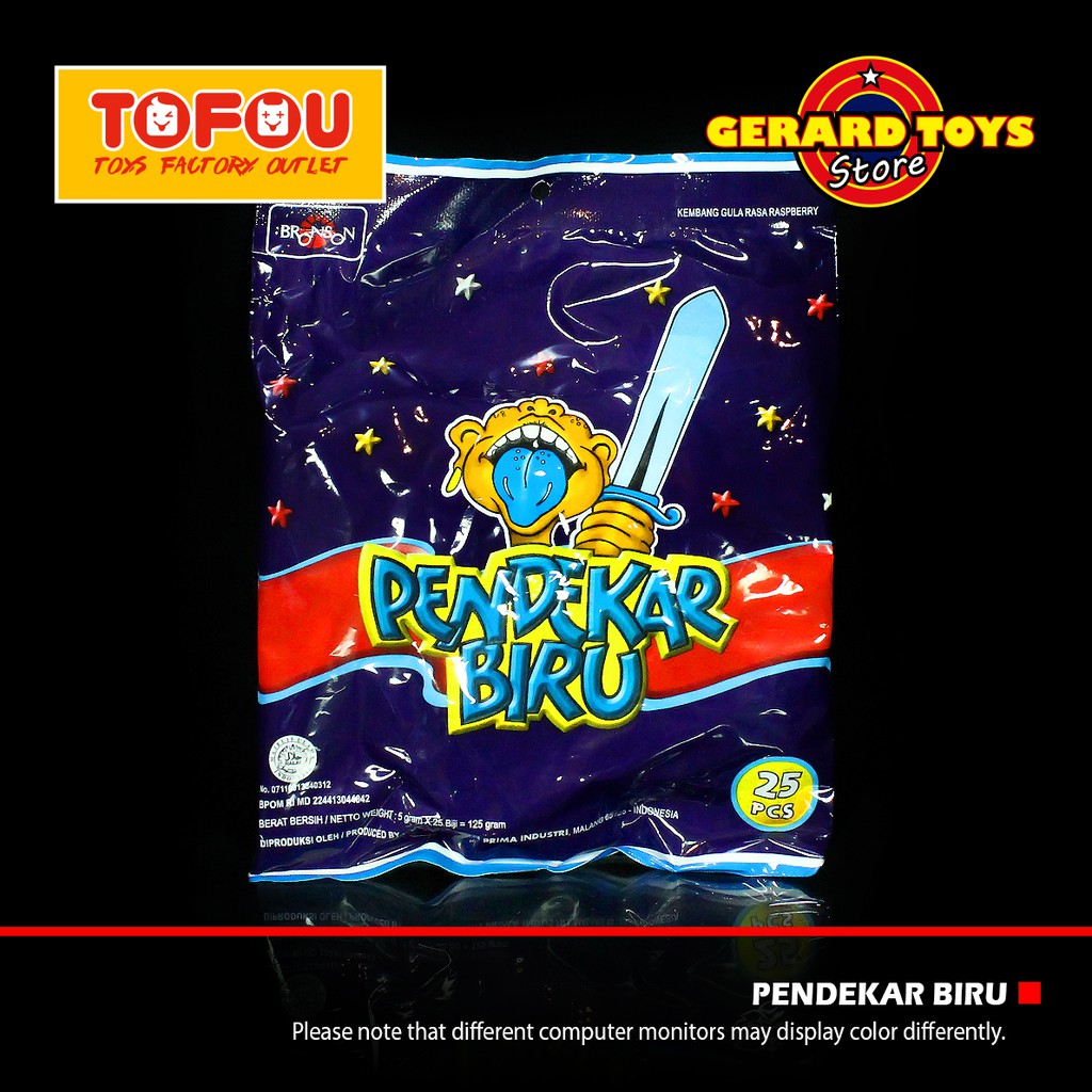 

Permen Pedang Lolipop Pendekar Biru Bungkus isi 25pcs MURAH BANGET