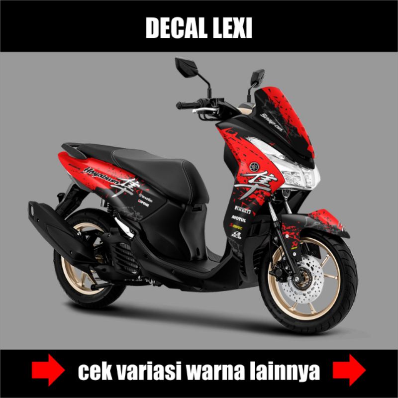 Decal Yamaha lexi / Decal Sticker Yamaha lexi Full Body Hayabusa