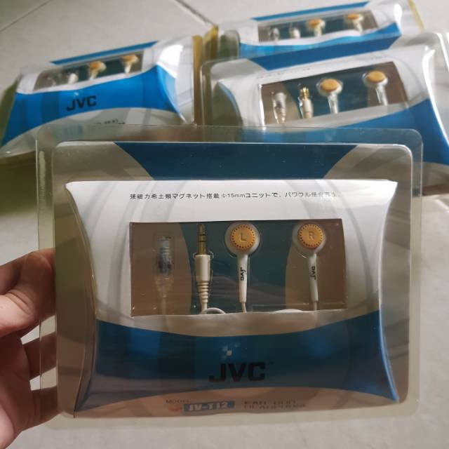 Earbud JVC T-12 model Telor ceplok