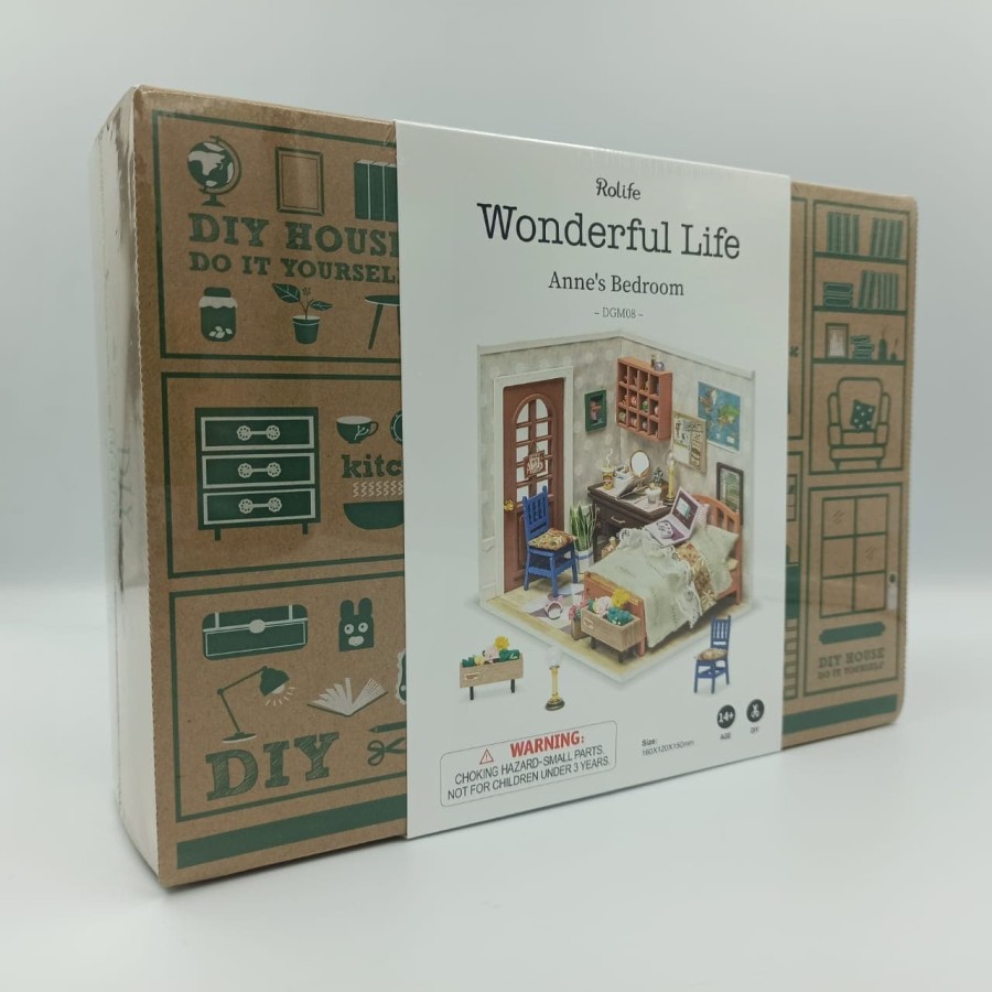 ROLIFE Robotime Diy Wonderful Life Anne'S Bedroom Dgm08 Hobby Toy Collection