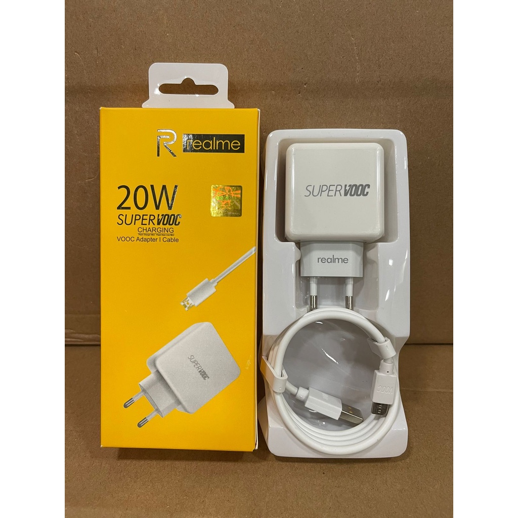 CHARGER REALME 5 - CHARGER OPPO REALME 5i - CHARGER REALME 5s 20WAT MICRO /TIPE C