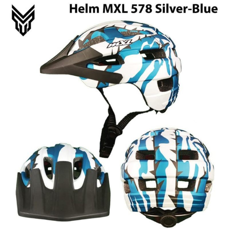 Helm Batok MXL 578 empuk dan nyaman di pakai semua ukuran