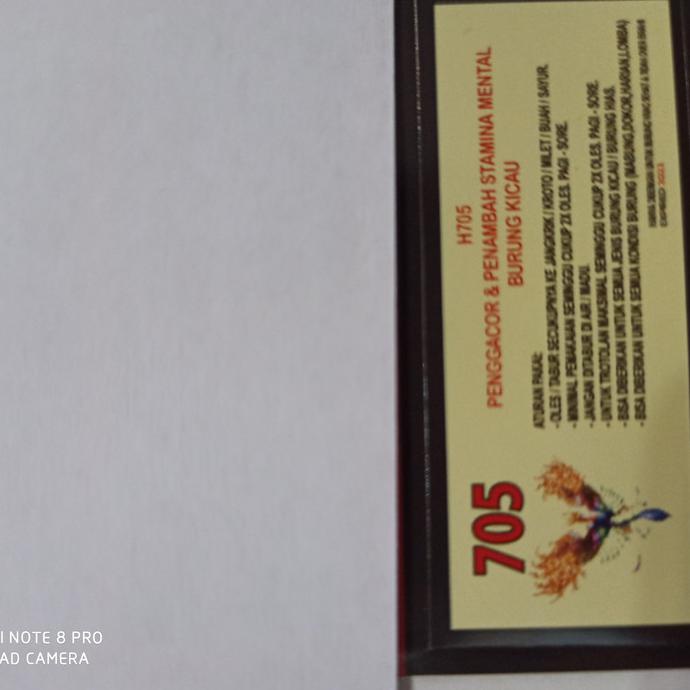 H705 penggacor burung untuk harian 3 botol .Asli cabang 705 Net