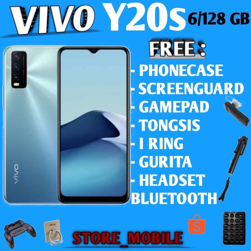 VIVO Y20S 6/128 RAM 6GB ROM 128GB GARANSI RESMI