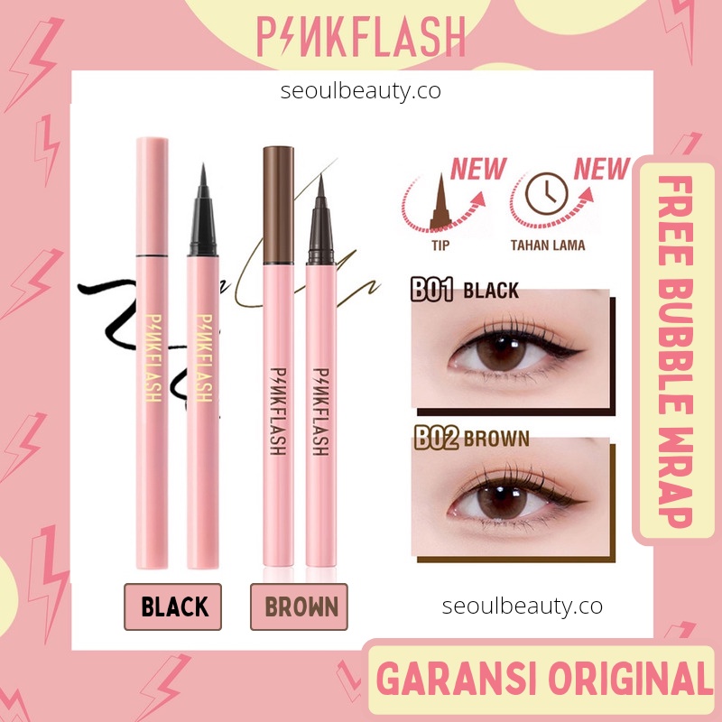 [JATENG] Pinkflash EYELINER Anti Air Waterproof Pink Flash OhMyLine