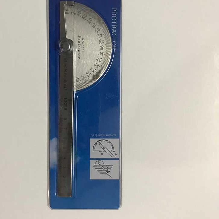 

HOT SALE !! Stainless Degree protractor / busur derajat / pengukur sudut / penggaris busur Alat Ukur