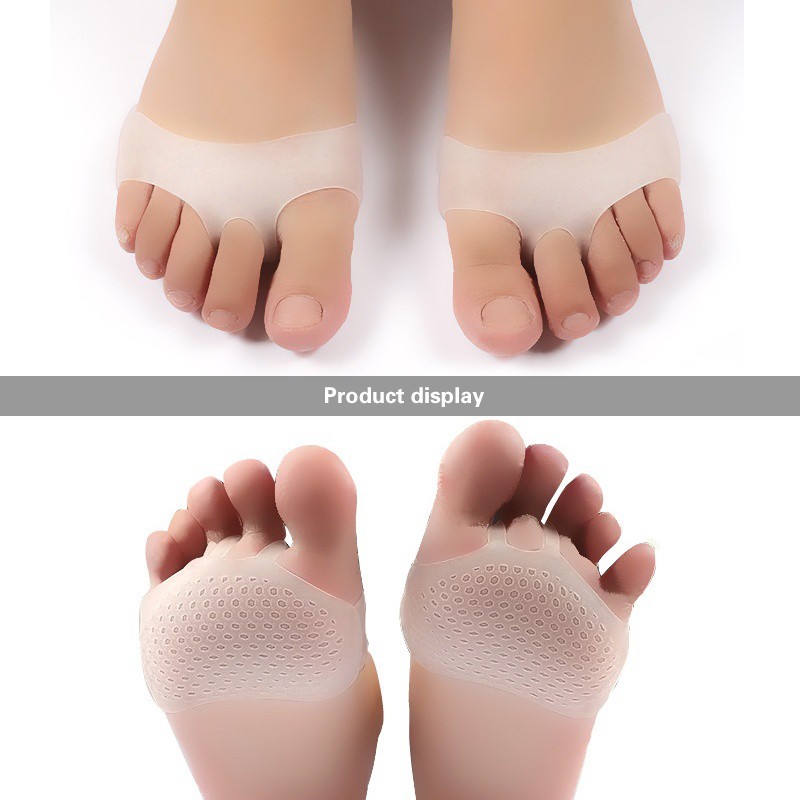 1 Pasang bantalan gel anti selip kaki bantalan silikon sepatu hak tinggi insole bernapas