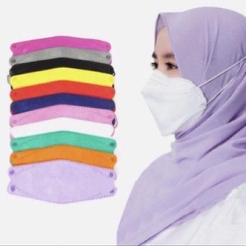 Masker Kf94 Convex HIJAB Chasa Icare Headloop Medical grade 3D