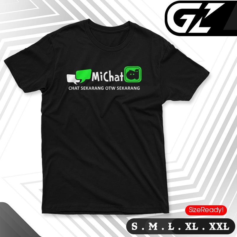 Kaos Michat Chat Sekarang Otw Sekarang Baju Kata Kata Lucu Distro