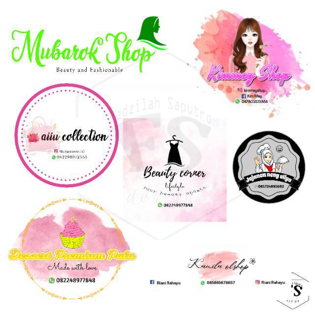 Desain Logo Olshop Murah Shopee Indonesia