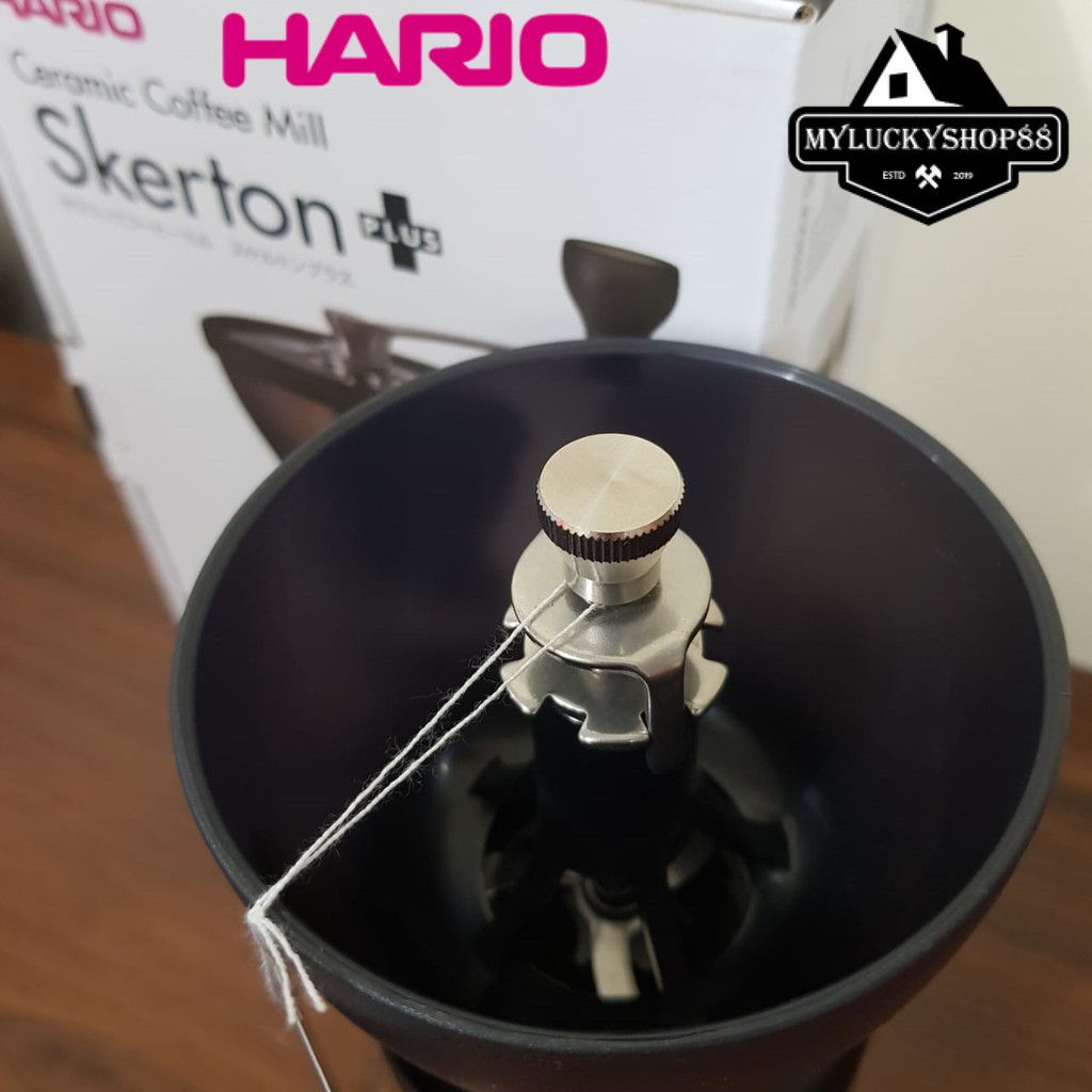 Hario Ceramic Coffee Mill Skerton Plus MSCS-2DTB