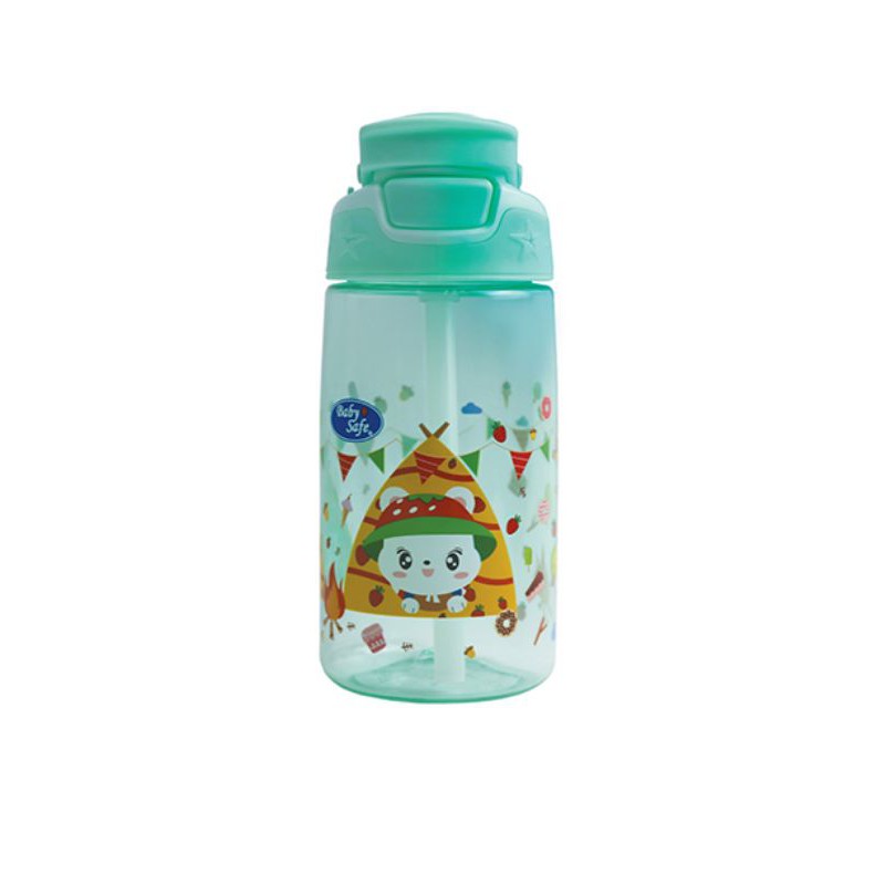 Baby Safe TRI03 Tritan Sipper Bottle 480 ml Botol Minum Anak Sedotan