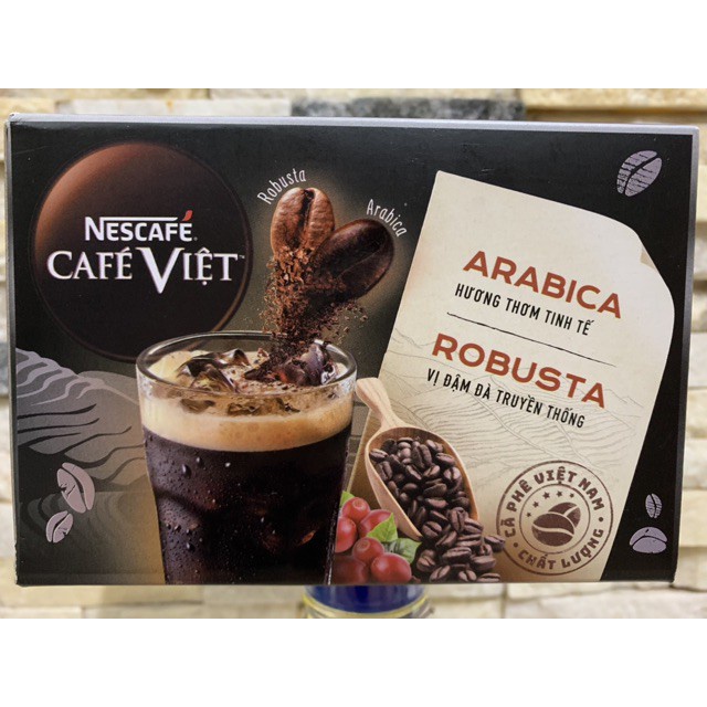 Nescafe Cafe Viet Vietnam Black Ice Coffee Arabica Robusta