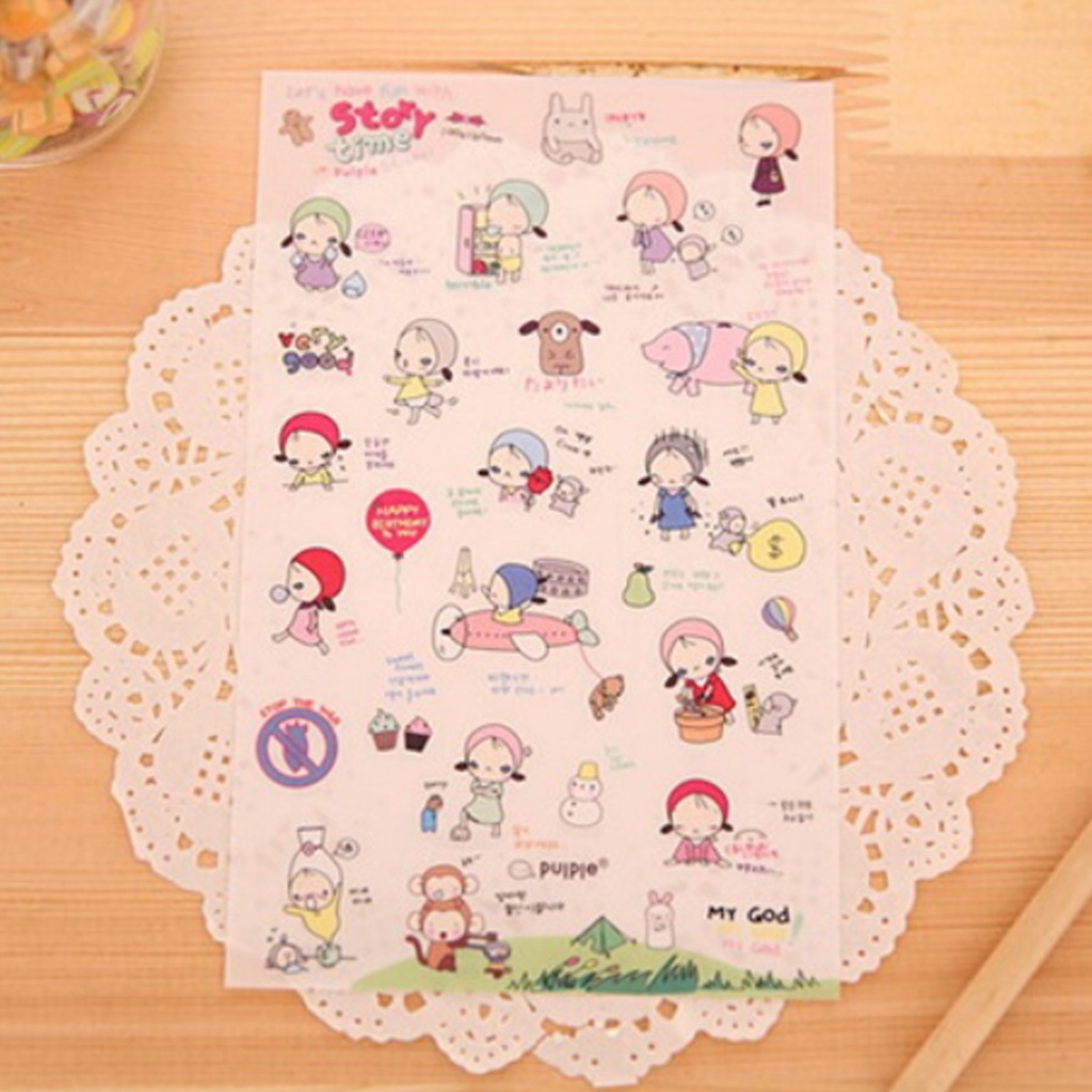 

Senyu Story Time in Purple Sticker