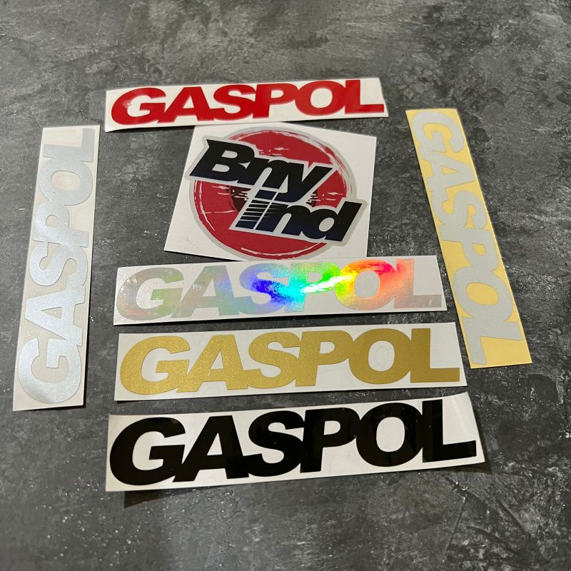 STICKER GASPOL CUTTING