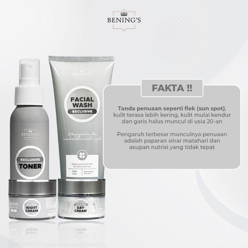PAKET EXCLUSIVE BENINGS SKINCARE BY DR OKY