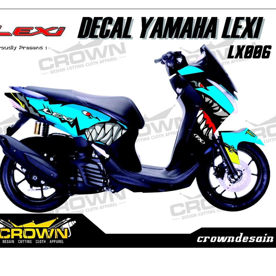 Sticker Decal Full Body Yamaha Lexi Full Body Viaviavia