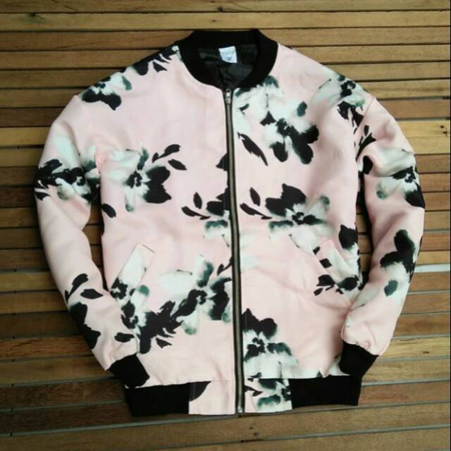 Bomber Print Fashion Wanita second brand
