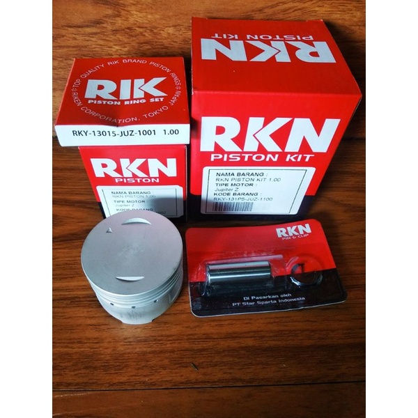 PISTON KIT RKN JUPITER Z SIZE STD 50 75 100 PISTON KIT RKN JUPITER Z