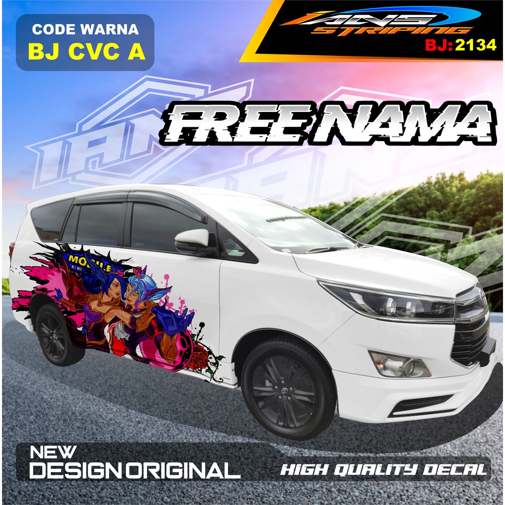 DECAL MOBIL INNOVA REBORN / VARIASI STICKER MOBIL AVANZA  / STIKER MOBIL XENIA / DECAL STIKER MOBIL PAJERO SPORT