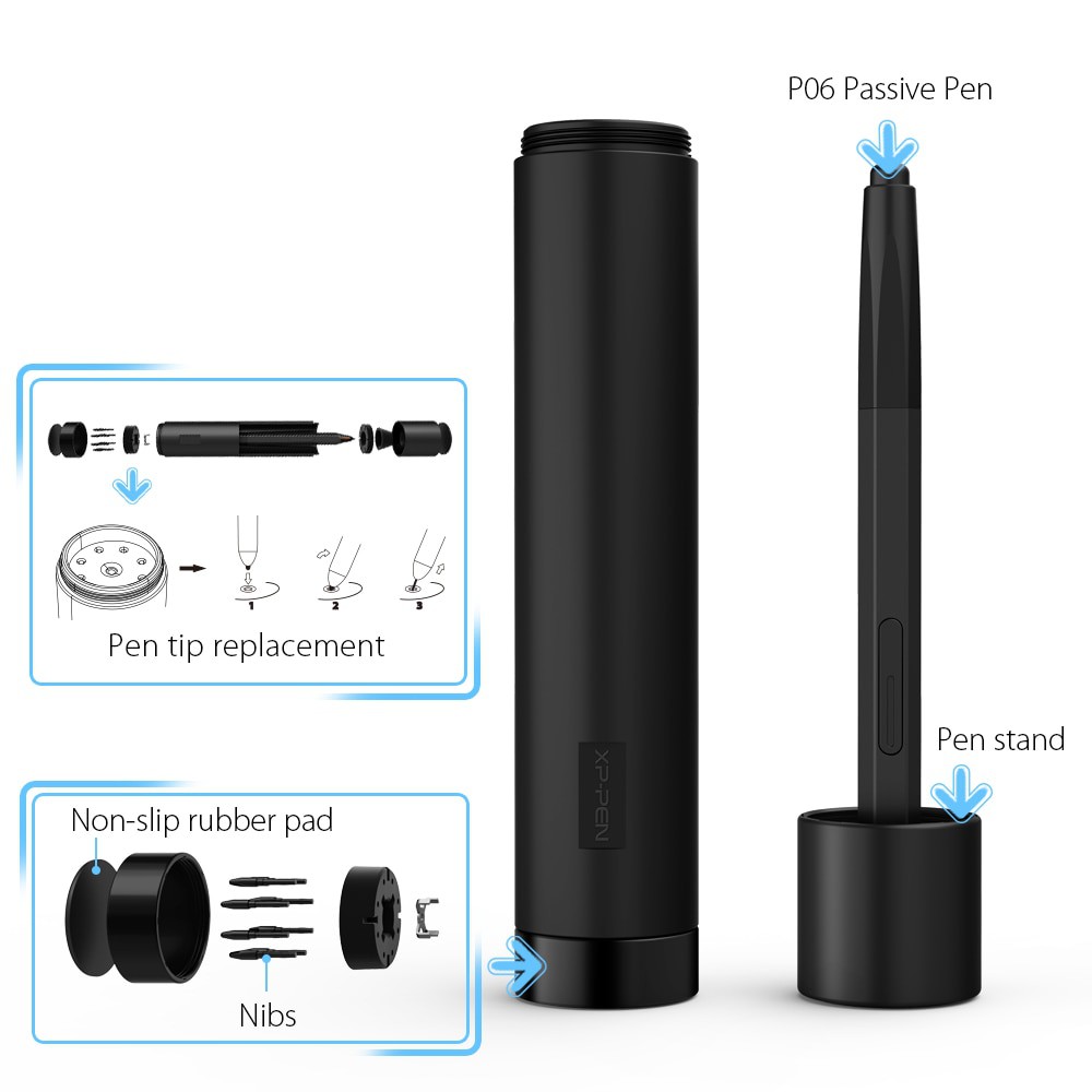 XP-Pen Digital Drawing Tablet with P06 Passive Pen