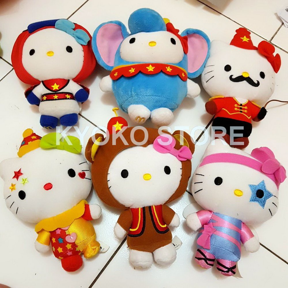 Dijual Boneka Hello Kitty Circus Of Life Set Of 6 Official McDonald Diskon Shopee Indonesia