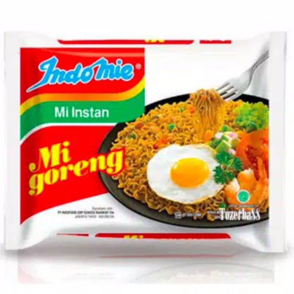 INDOMIE MIE GORENG ECERAN. MIE INSTAN. ORIGINAL. TERMURAH