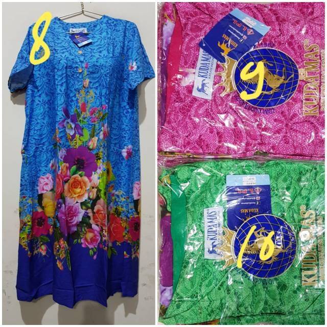 BAJU TIDUR ANAK DEWASA COWOK CEWEK KKIK / DASTER 54 BATIK KUDA MAS LD 120 CM