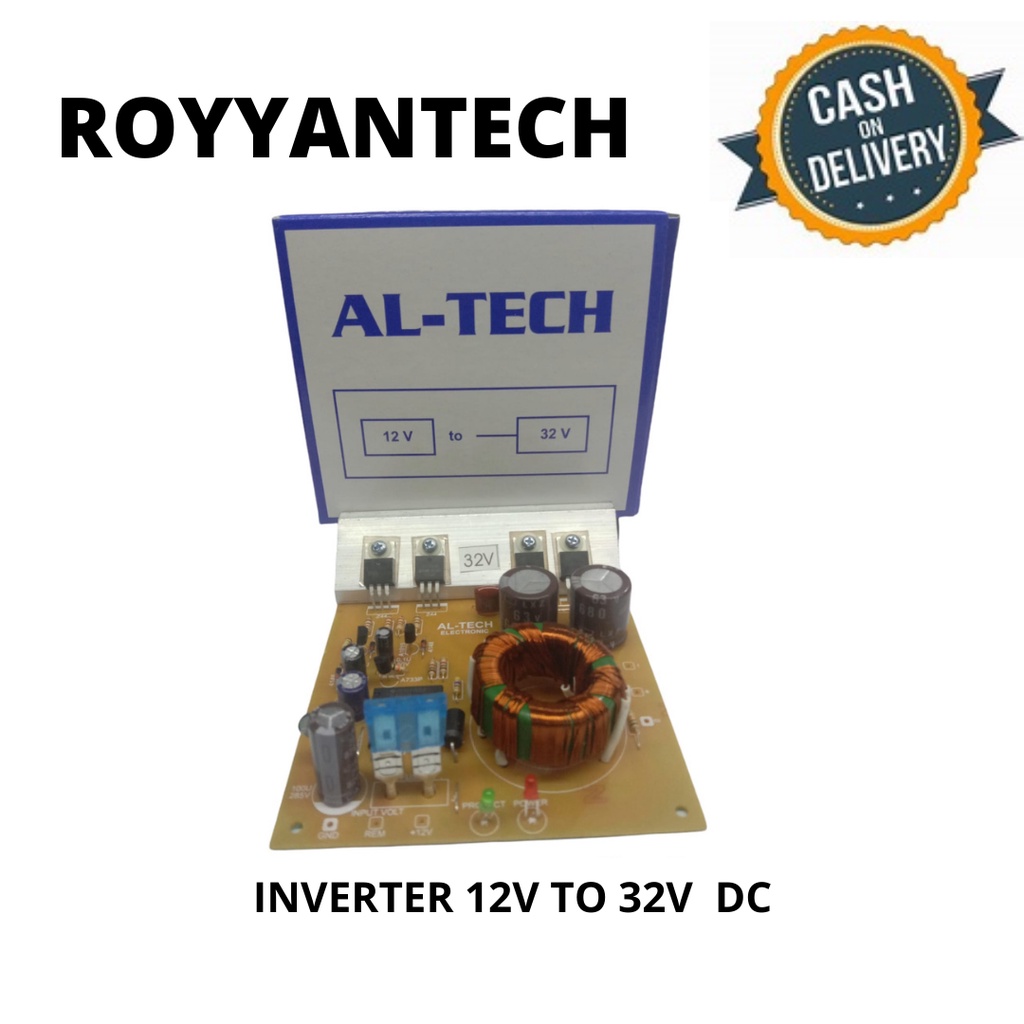 KIT INVERTER 12V DC TO 32V DC 7A KIT 32CT