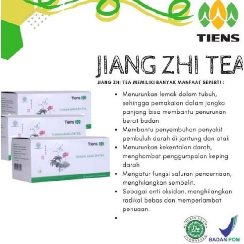 Tianshi jiang zhi Tea/ JIANG ZHI SLIMMING DETOX TEA original plangsing TIENS