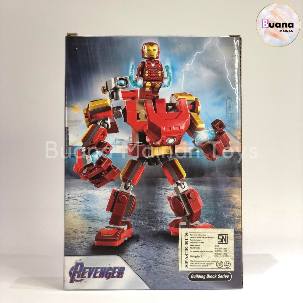 BRICKS LARI REVENGER ROBOT IRONMAN #11503 MAINAN EDUKASI HOBI KOLEKSI ANAK IMAJINASI KREATIF